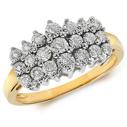 Diamond Ring in 9K Gold