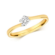 0.15ct Diamond Ring in 9K Gold