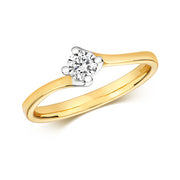 Diamond Ring in 9K Gold
