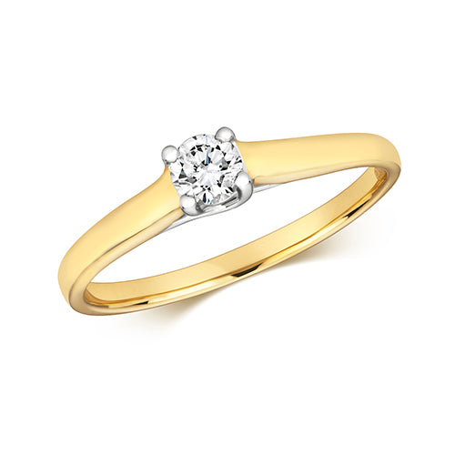 Diamond Ring in 9K Gold