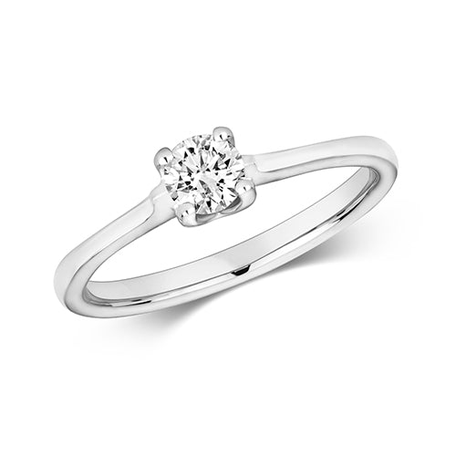 Diamond Ring in 9K White Gold