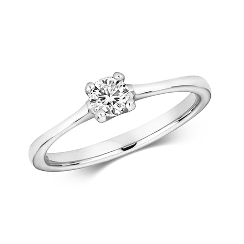 Diamond Ring in 9K White Gold