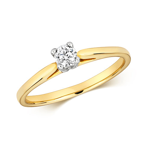 Diamond Ring in 9K Gold