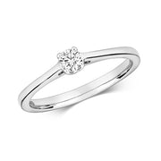 Diamond Ring in 9K White Gold