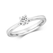 Diamond Ring in 9K White Gold