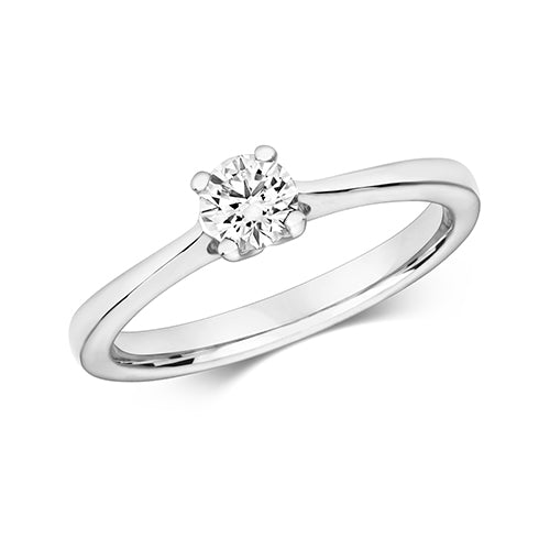 0.35ct Diamond Ring in 9K White Gold