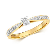 0.20ct Diamond Ring in 9K Gold
