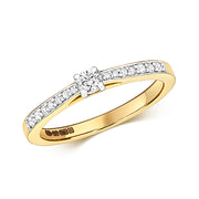 Diamond Ring in 9K Gold