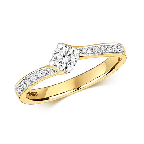 Diamond Ring in 9K Gold