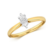 Diamond Ring in 9K Gold