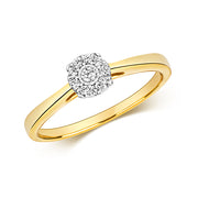 Diamond Ring in 9K Gold