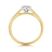 Diamond Ring in 9K Gold