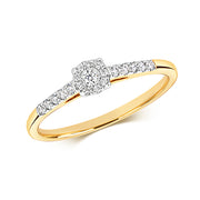 Diamond Ring in 9K Gold