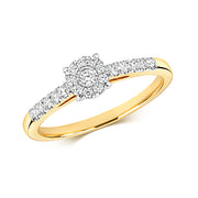 Diamond Ring in 9K Gold