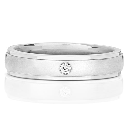 Diamond Ring in 9K White Gold