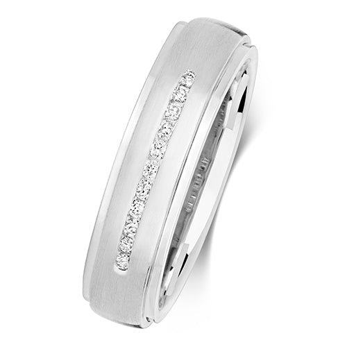Diamond Ring in 9K White Gold