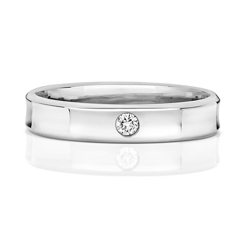 Diamond Ring in 9K White Gold