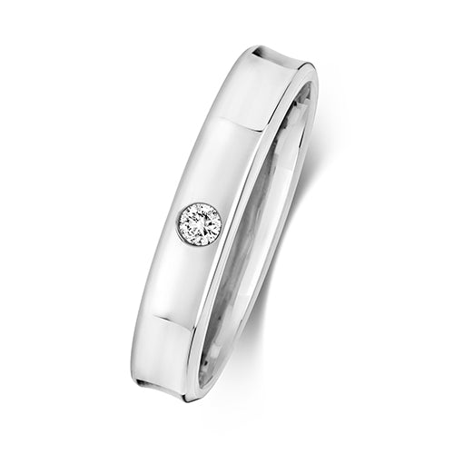Diamond Ring in 9K White Gold