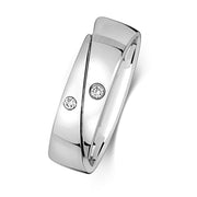 Diamond Ring in 9K White Gold