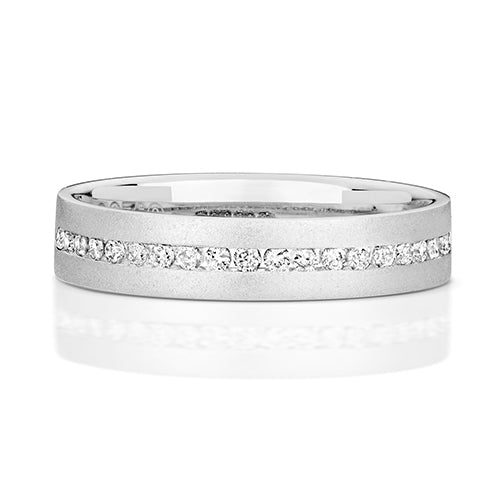Diamond Ring in 9K White Gold