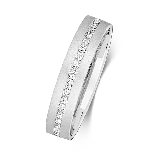 Diamond Ring in 9K White Gold