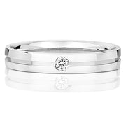 Diamond Ring in 9K White Gold