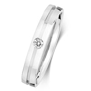 Diamond Ring in 9K White Gold