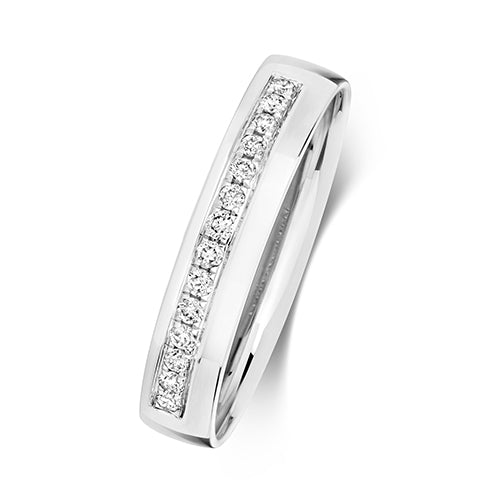 Diamond Ring in 9K White Gold