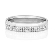 Diamond Ring in 9K White Gold