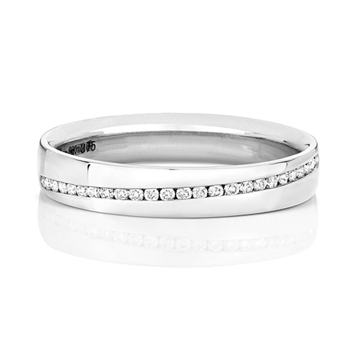 Diamond Ring in 9K White Gold