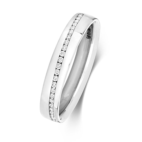 Diamond Ring in 9K White Gold