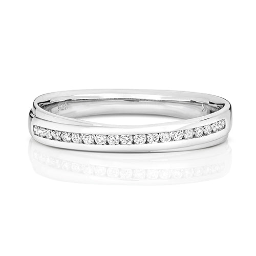 Diamond Ring in 9K White Gold