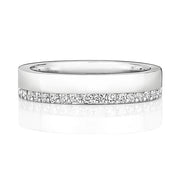 Diamond Ring in 9K White Gold