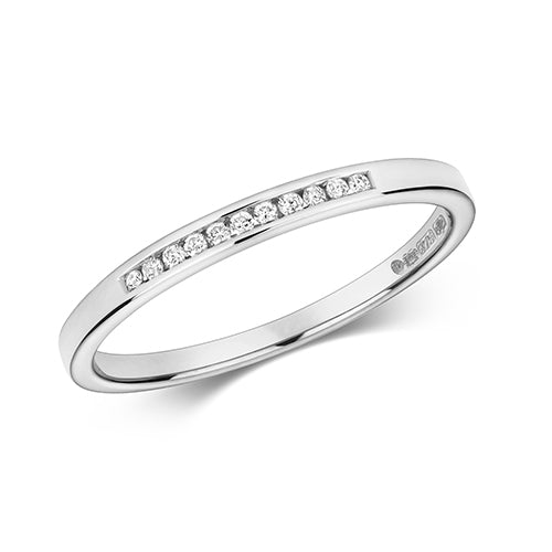 Diamond Ring in 9K White Gold