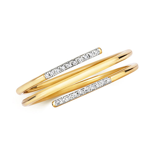 Diamond Ring in 9K Gold