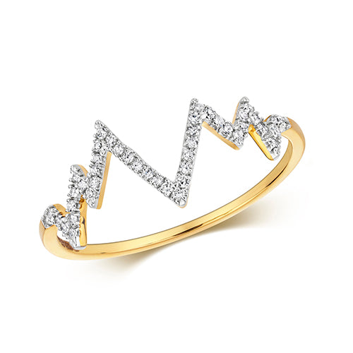 Diamond Ring in 9K Gold