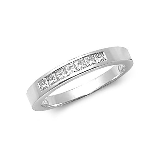 Diamond Ring in 18K White Gold