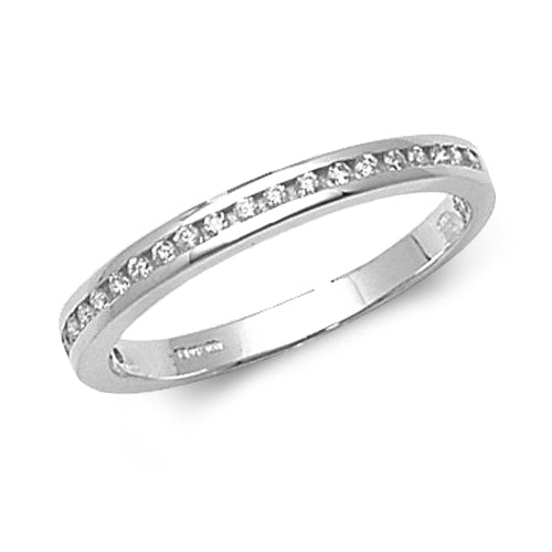 Diamond Ring in 18K White Gold