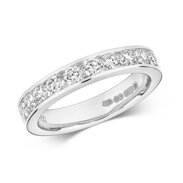 Diamond Ring in 18K White Gold