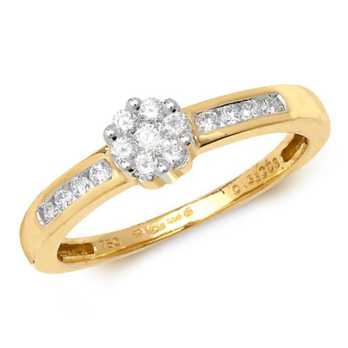 Diamond Ring in 18K Gold