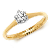 Diamond Ring in 18K Gold