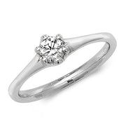 Diamond Ring in 18K White Gold