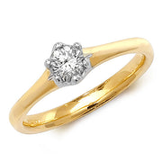 Diamond Ring in 18K Gold