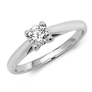 Diamond Ring in 18K White Gold