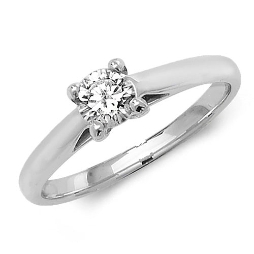 Diamond Ring in 18K White Gold