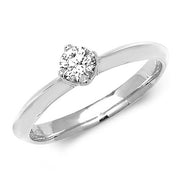 Diamond Ring in 18K White Gold