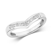 Diamond Ring in 18K White Gold