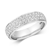 Diamond Ring in 18K White Gold