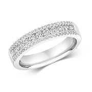 Diamond Ring in 18K White Gold