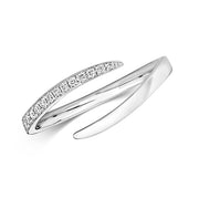 Diamond Ring in 18K White Gold